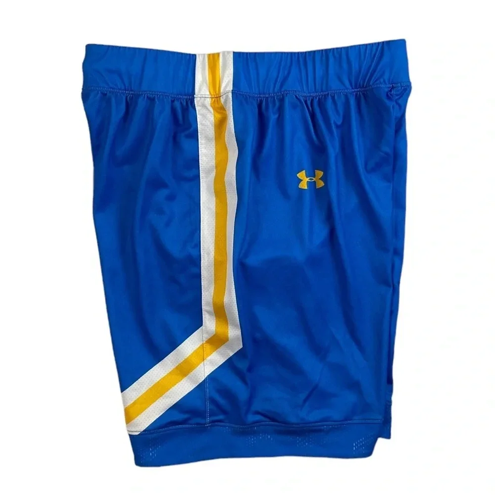 SH653 NWOT Mens Under Armour UCLA Bruins Performance Basketball Shorts L